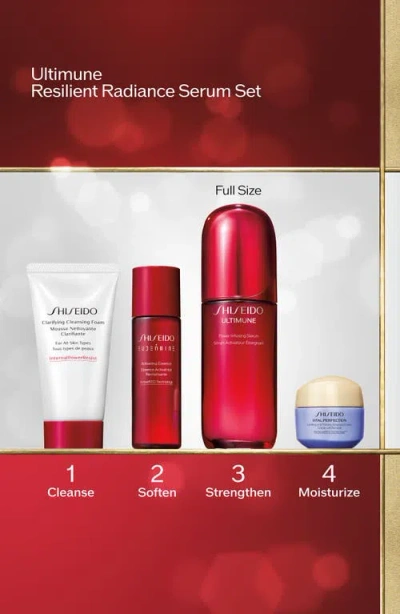 Shiseido 4-pc. Resilient Radiance Serum Set In Multi