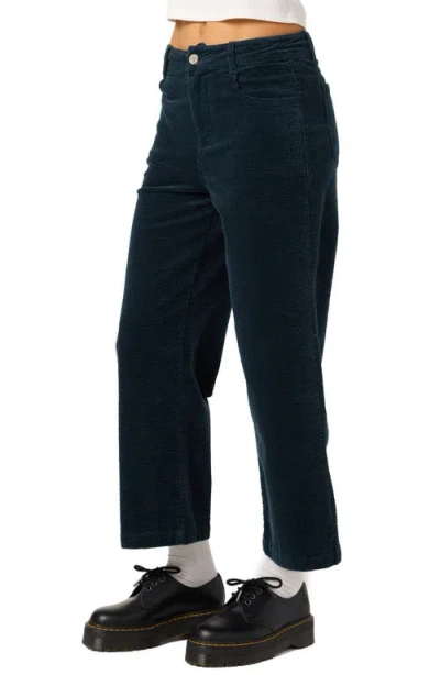 O'neill Juniors' Langford Corduroy Mid-rise Pants In Blue