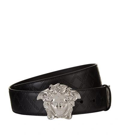 Shop Versace Medusa Head Embossed Belt