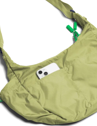 Baboon To The Moon Crescent Crossbody Bag