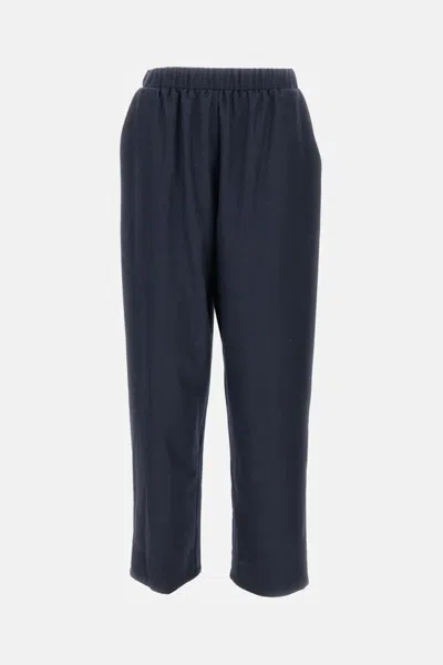 Dušan Dark Blue Carrot Trouser In Blue