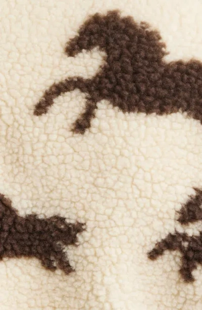 The Great . The Pasture Horse Print Fleece Jacket In Multi