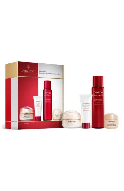 Shiseido Smooth & Brighten Eye Cream Set In Transparent