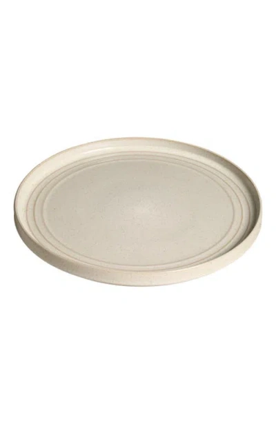 Stone Lain Claire Stoneware 4-piece Dinner Plate Set In Neutral