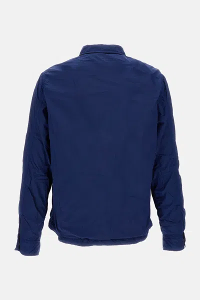 Paul Smith Button-down Jacket In Blue