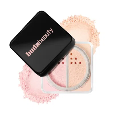 Huda Beauty Cherry Peach Easy Bake Duo Loose Powder 6.5g In Multi