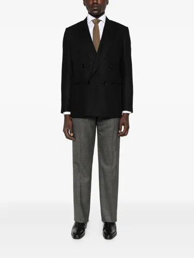 Lardini Pressed-crease Trousers In Gray