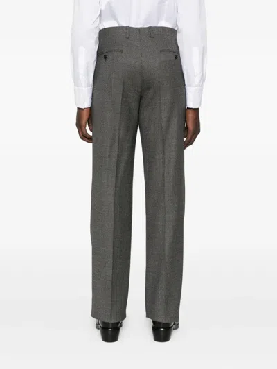 Lardini Pressed-crease Trousers In Gray