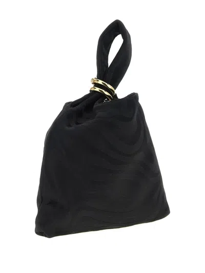 Pucci Marble Print "emilio" Clutch Bag In Black