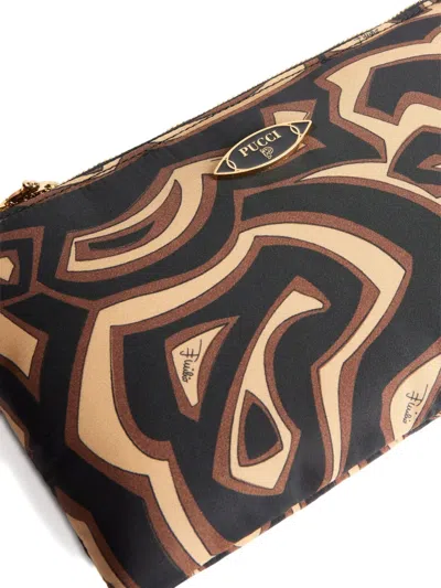 Pucci Yummy Clutch Bag In Black
