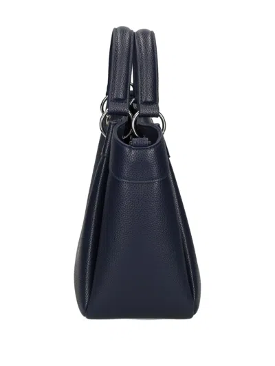 Armani Exchange Medium Top Handle Tote Bag In Black