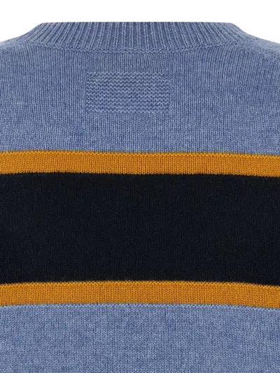 Guest In Residence Striped Crew-neck Sweater In Blue