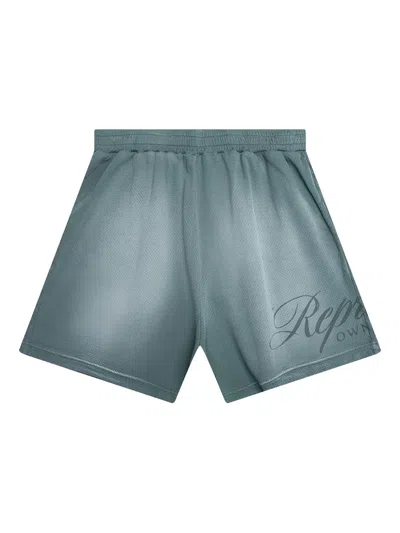 Represent Mesh Owners Club Shorts In Green