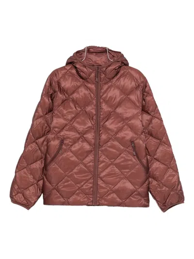 Hiking Patrol Hooded Quilted Jacket In Brown