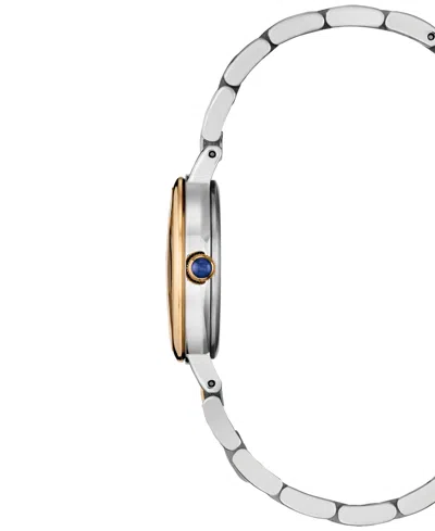 Citizen Womens Two Tone Stainless Steel Bracelet Watch Em0996-84y In Metallic