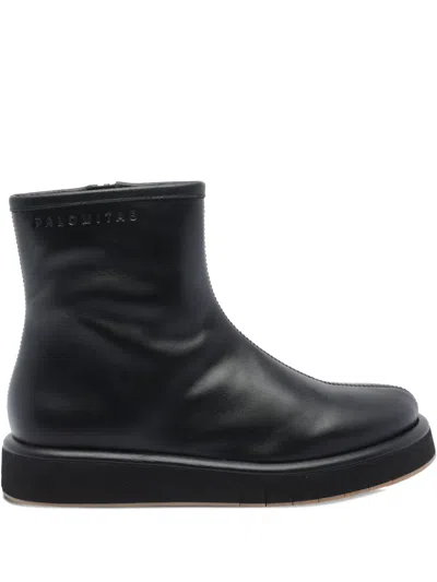 Paloma Barceló Alison Platform Zip Boots In Black