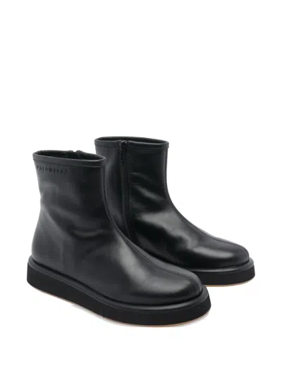 Paloma Barceló Alison Platform Zip Boots In Black