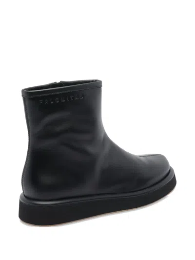 Paloma Barceló Alison Platform Zip Boots In Black