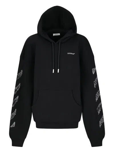 Off-white Sweatshirt In Black Cotton In Black
