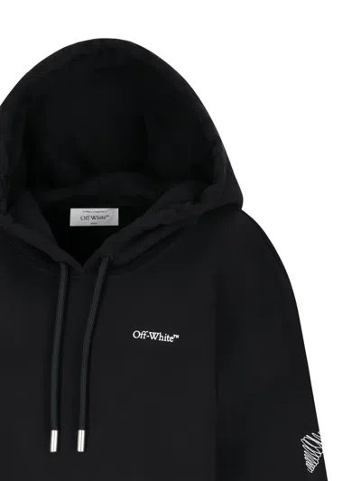 Off-white Sweatshirt In Black Cotton In Black