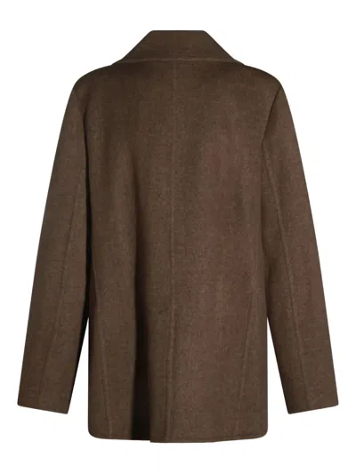 Tory Burch Button-up Blazer In Brown