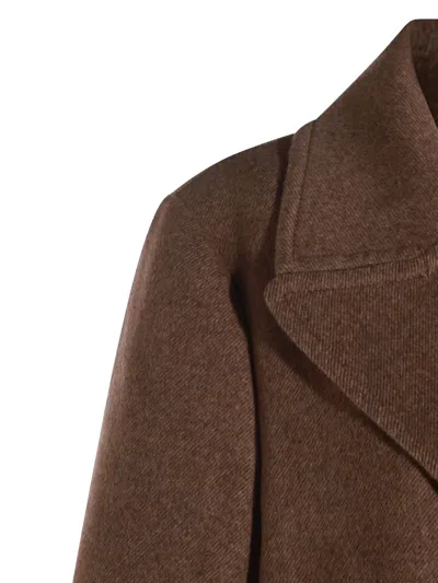 Tory Burch Button-up Blazer In Brown