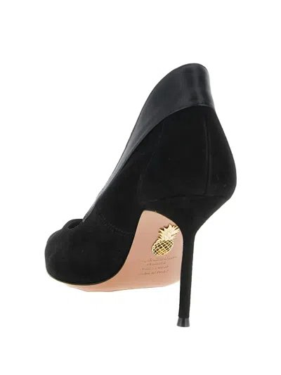 Aquazzura 85mm Guanto Pointed Pumps In Black