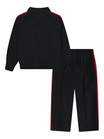 Jordan Logo-trim Tracksuit In Black