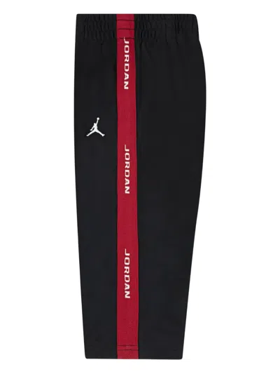 Jordan Logo-trim Tracksuit In Black