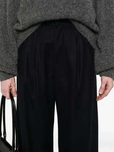 Susanne Bommer Pleated Pants In Black