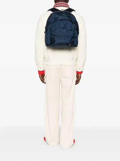 Porter Double Pack Daypack Small Backpack In Blue