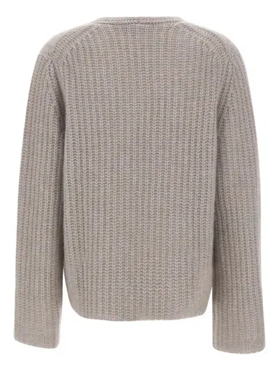 TEXTURED V-NECK JUMPER