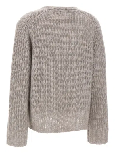 TEXTURED V-NECK JUMPER