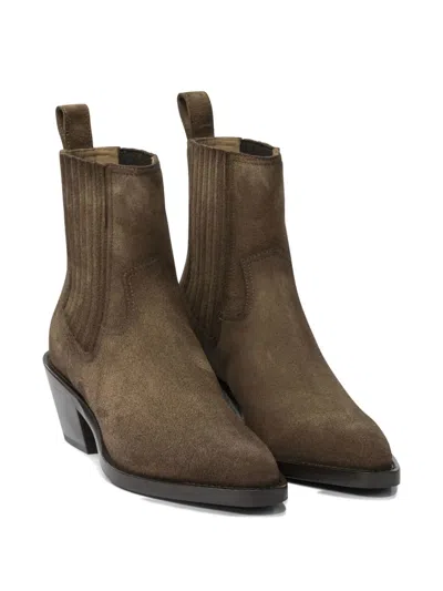 HENDERSON PULL-TAB HEELED BOOTS