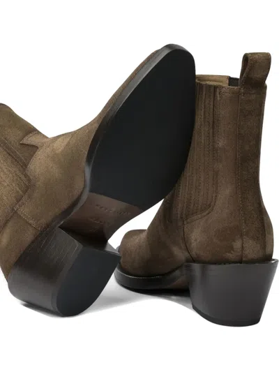 HENDERSON PULL-TAB HEELED BOOTS