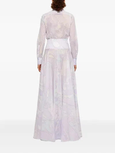 ORCHIDEE-PRINT COTTON SHIRT