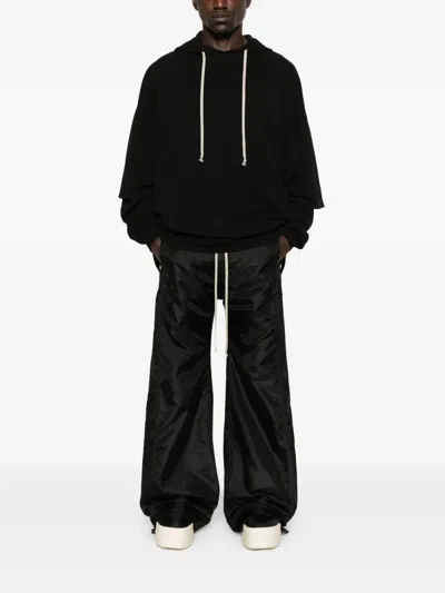 Rick Owens Drkshdw Drawstring Elastic Waist Casual Pants In Black