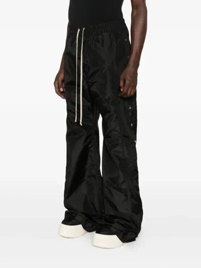 Rick Owens Drkshdw Drawstring Elastic Waist Casual Pants In Black
