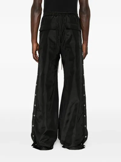 Rick Owens Drkshdw Drawstring Elastic Waist Casual Pants In Black