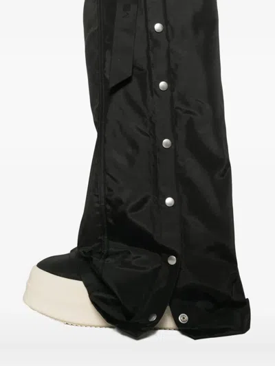 Rick Owens Drkshdw Drawstring Elastic Waist Casual Pants In Black