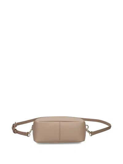 Lacoste Champs-élysées Leather Cross Body In Purple