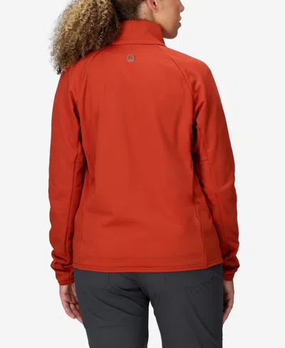 Marmot Women's Leconte Fleece Half-zip Pullover In Red