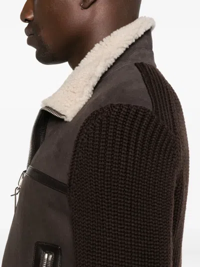 ZIP-UP LEATHER JACKET