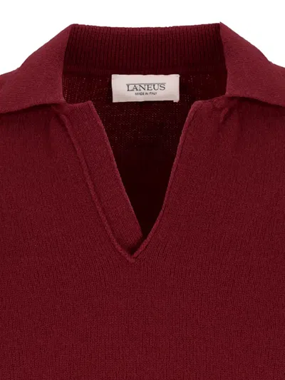 Laneus V-neck Sweater In Red
