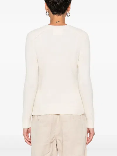 Isabel Marant Étoile Crew-neck Sweater In White