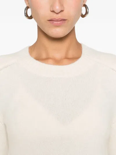 Isabel Marant Étoile Crew-neck Sweater In White