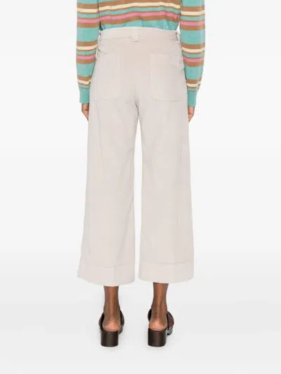 CUFFED-HEM CROPPED PANTS