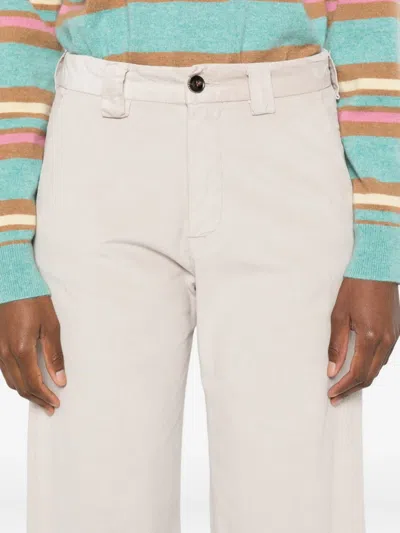 CUFFED-HEM CROPPED PANTS