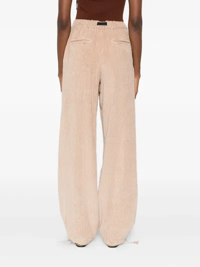 White Sand Trousers Light And Natural In Pink