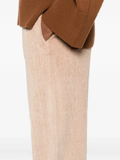 White Sand Trousers Light And Natural In Pink